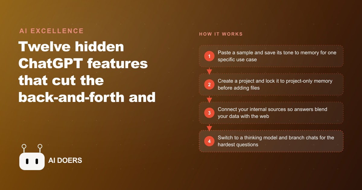 12 ChatGPT Features Most People Miss (And How to Use Them)