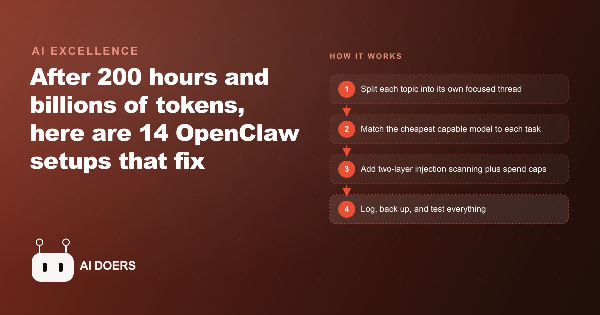 14 OpenClaw Practices From 200 Hours of Heavy Use