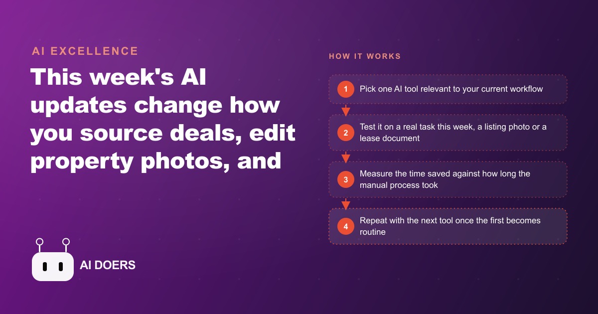 28 AI Updates This Week and What They Mean for Real Estate Investors