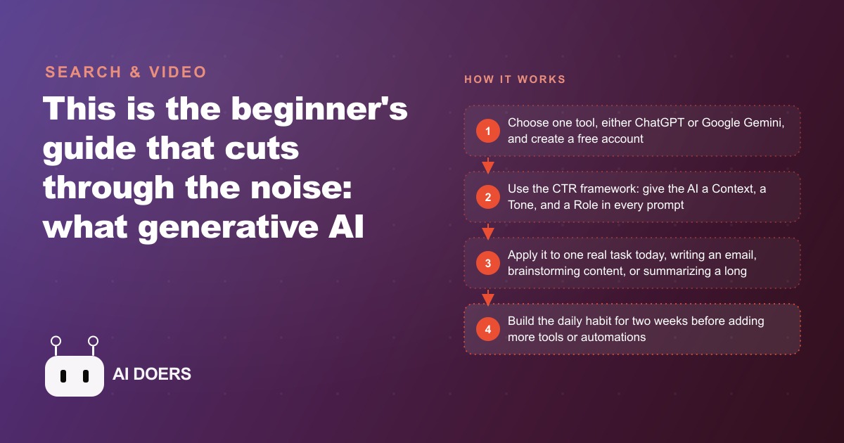 The Beginner's Guide to AI: How a Florist Can Start Using It Practically This Week