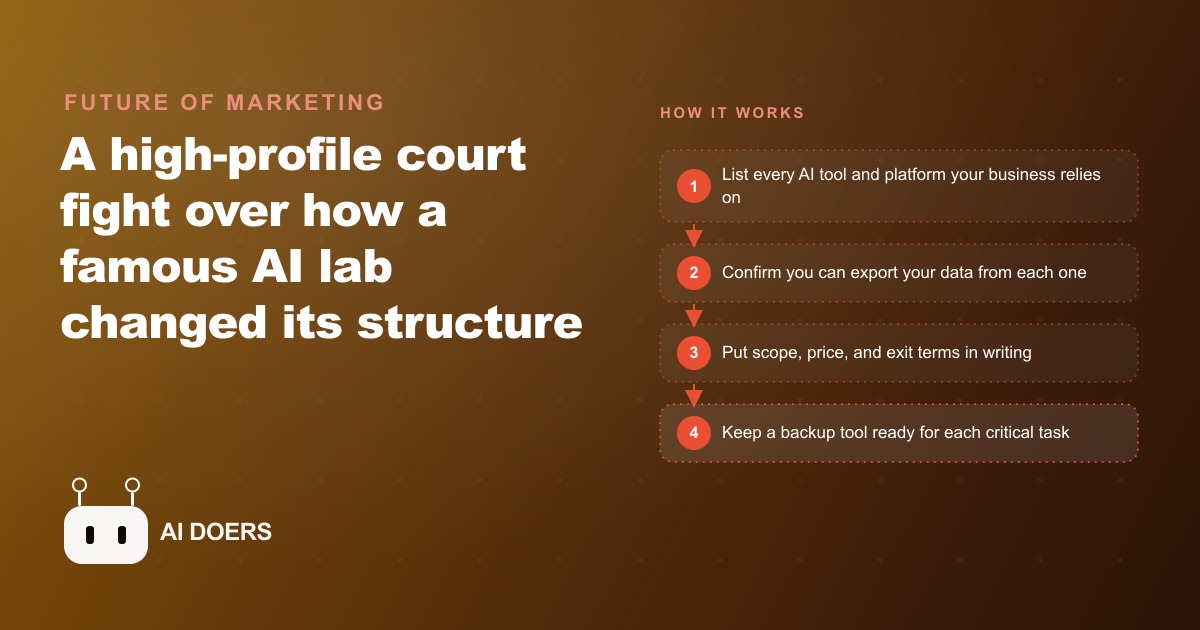 The Big AI Lawsuit and the Quiet Lesson for Small Businesses