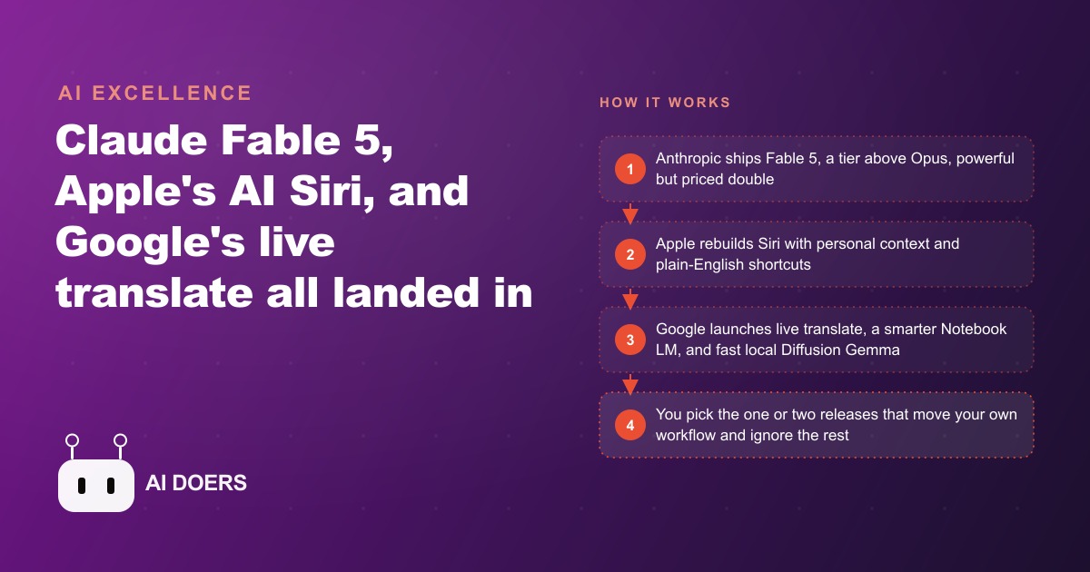 An Insane Week in AI: Fable 5, Apple's New Siri, and Google's Live Translate
