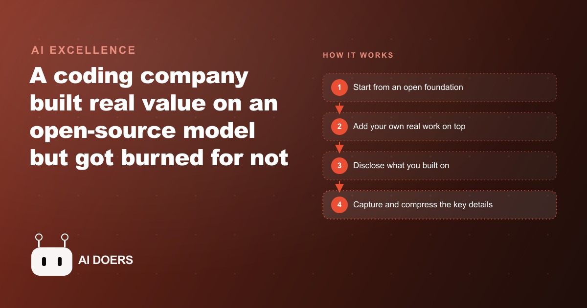 Building on Open Tools Is Smart, but Hiding the Source Costs You Trust