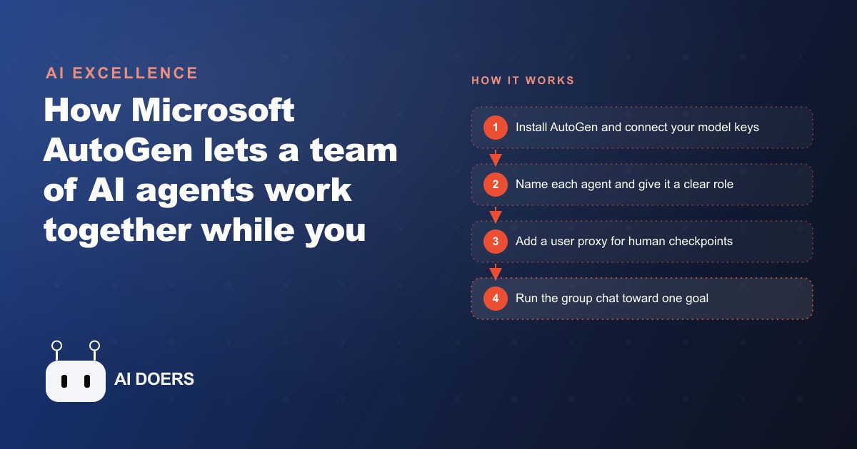 AutoGen: The Controllable Multi Agent Framework You Can Actually Run