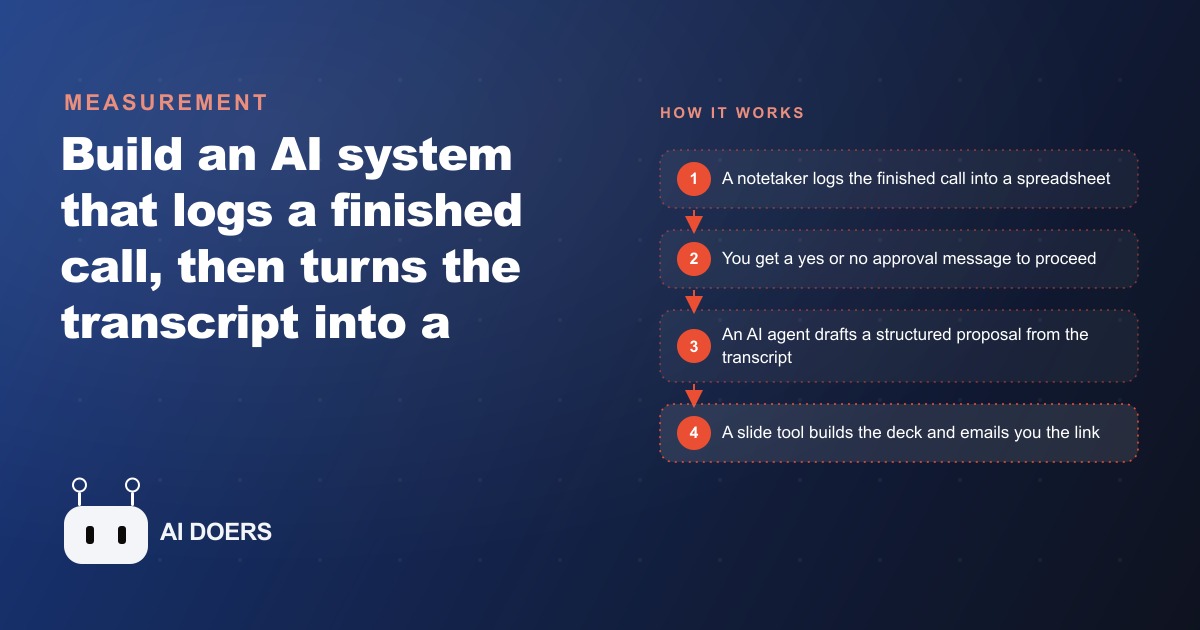 Automate Client Proposals: From Call Transcript to Slide Deck