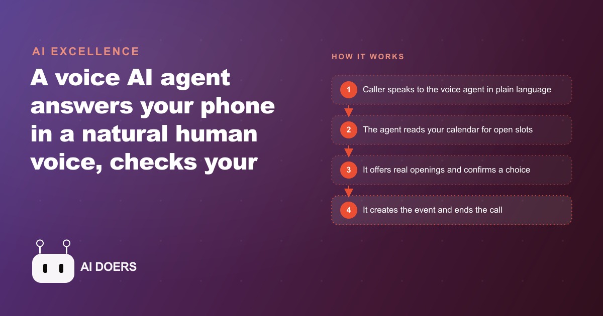 How to Build an AI Voice Agent That Books Appointments 24/7