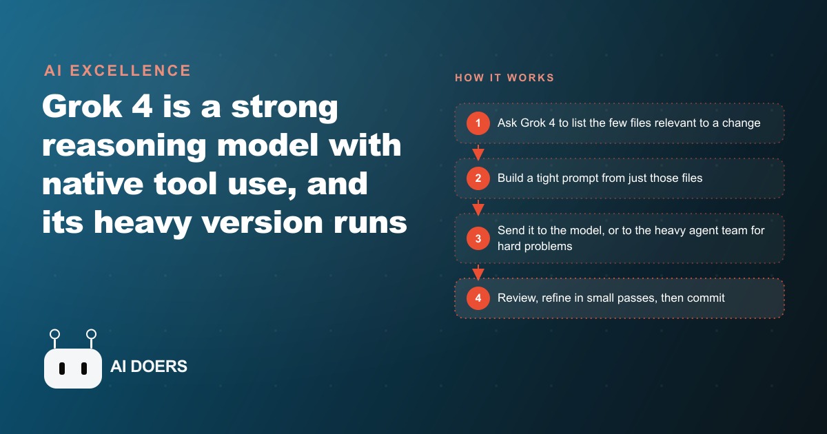 Build Anything With Grok 4: A Powerful Reasoning Model and a Team of Agents