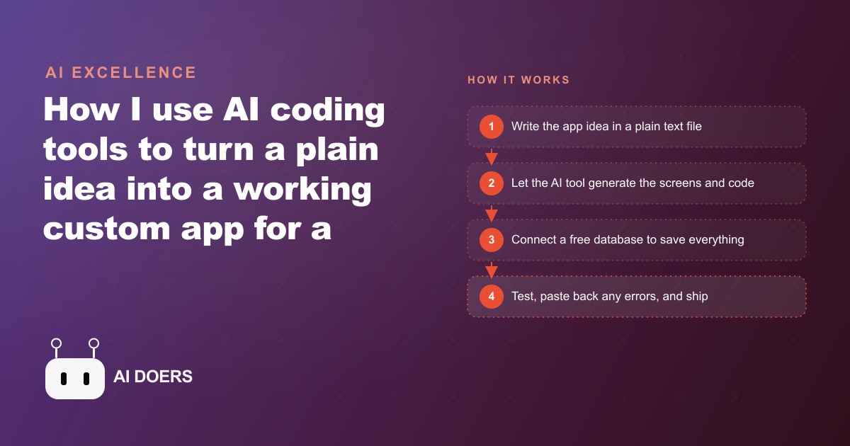 How I Build A Custom Business App With AI In An Afternoon