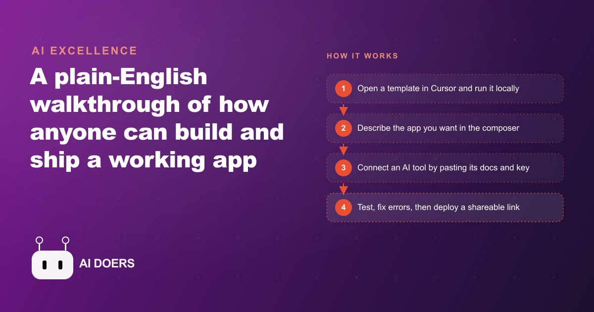 How to Build Your Own App With Cursor When You Have Never Written Code