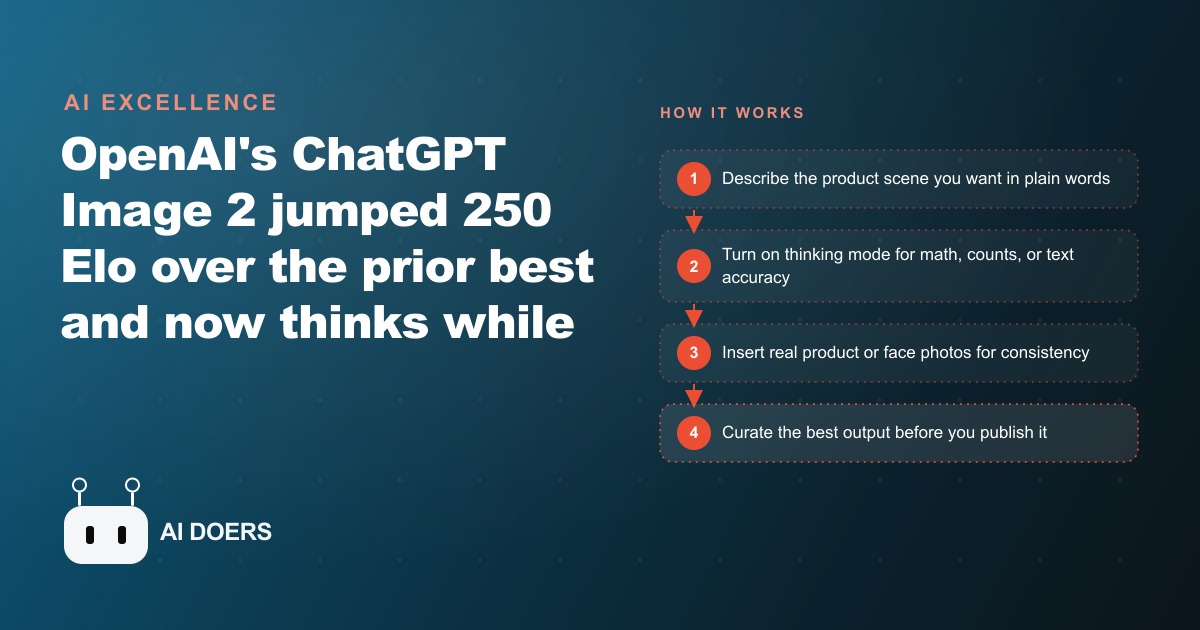ChatGPT Image 2 Is a Step Change Because It Thinks While It Draws