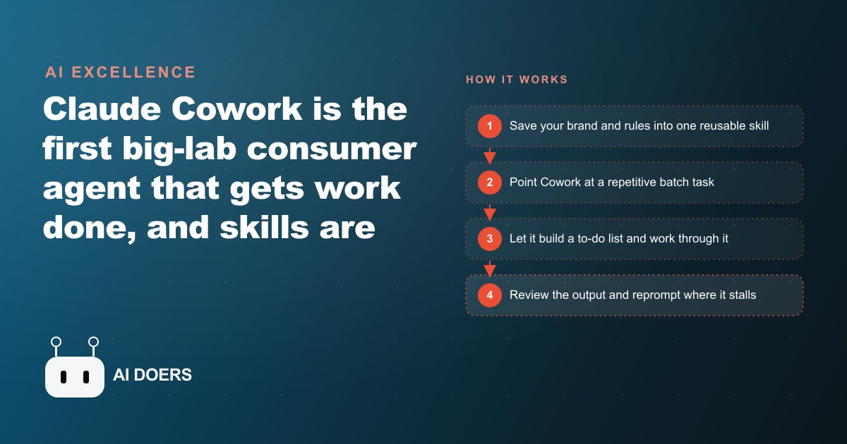 Claude Cowork Plus Skills: The First Consumer Agent That Actually Finishes Work