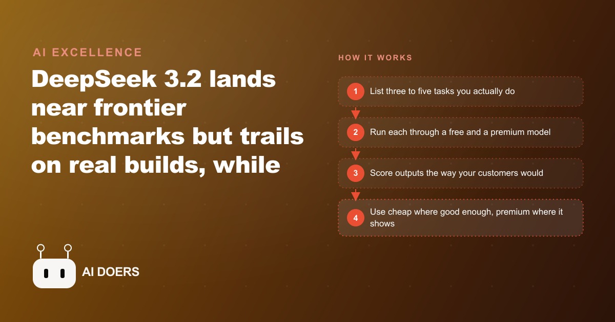 DeepSeek 3.2 Is Back, but Claude Opus 4.5 Still Wins the Week