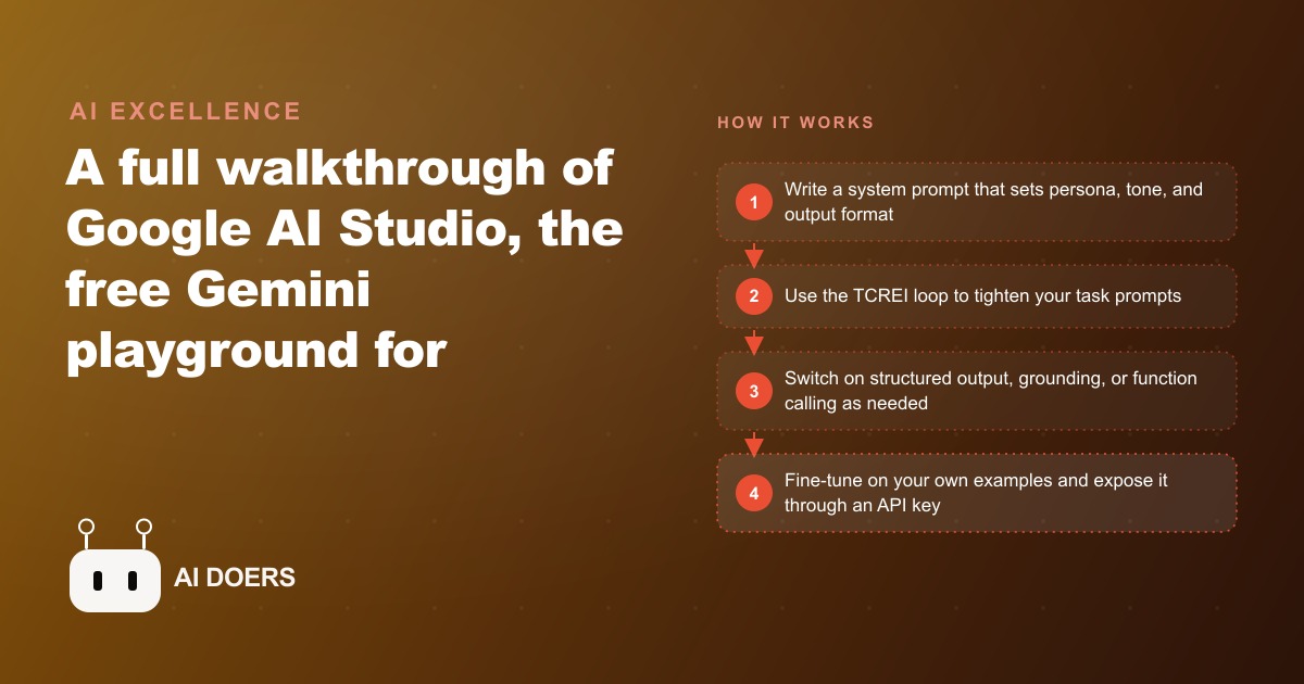 Google AI Studio: The Free Gemini Playground Most People Underuse