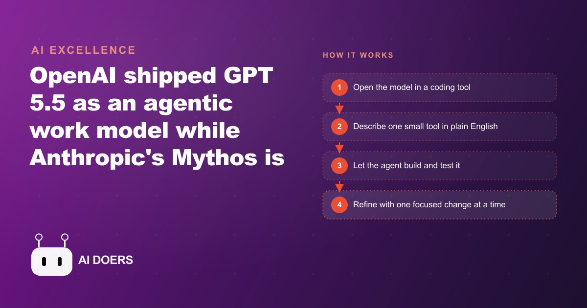 GPT 5.5 Is OpenAI's Mythos Answer, and It Actually Shipped