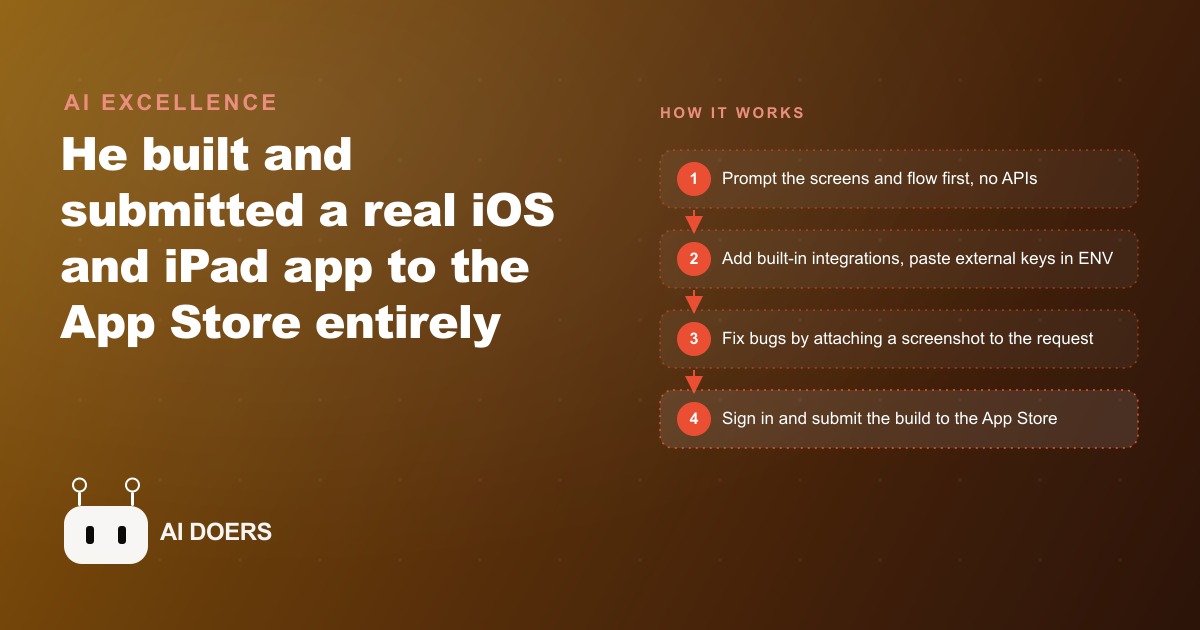 How a Full iOS App Got Built and Shipped From a Phone With AI