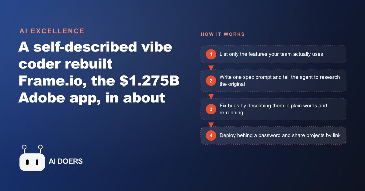 How a Non-Coder Rebuilt a $1.275 Billion App in 30 Minutes