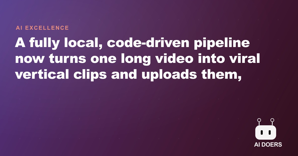 How Close Is AI to Automating Content Creation? A Working Clip Pipeline
