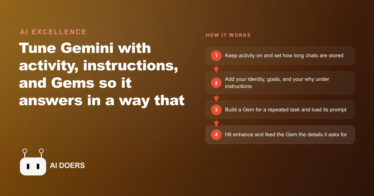How to Get 10x More Out of Google Gemini With Settings Most People Ignore