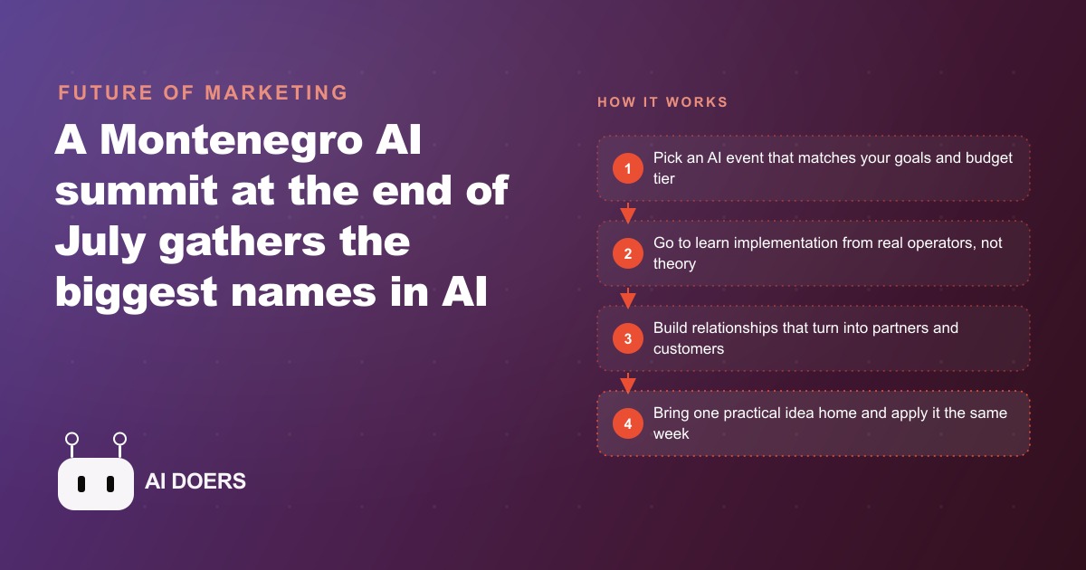 Inside the Montenegro AI Summit, and Why Builders Are Watching