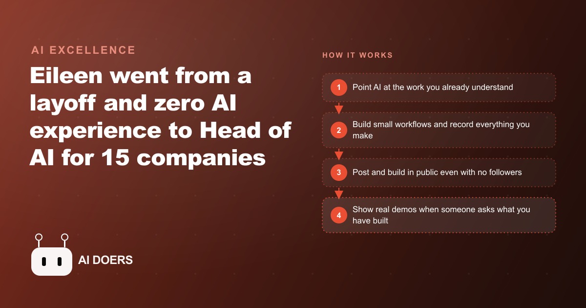 Laid Off to Head of AI in One Year: What Actually Got Her Hired