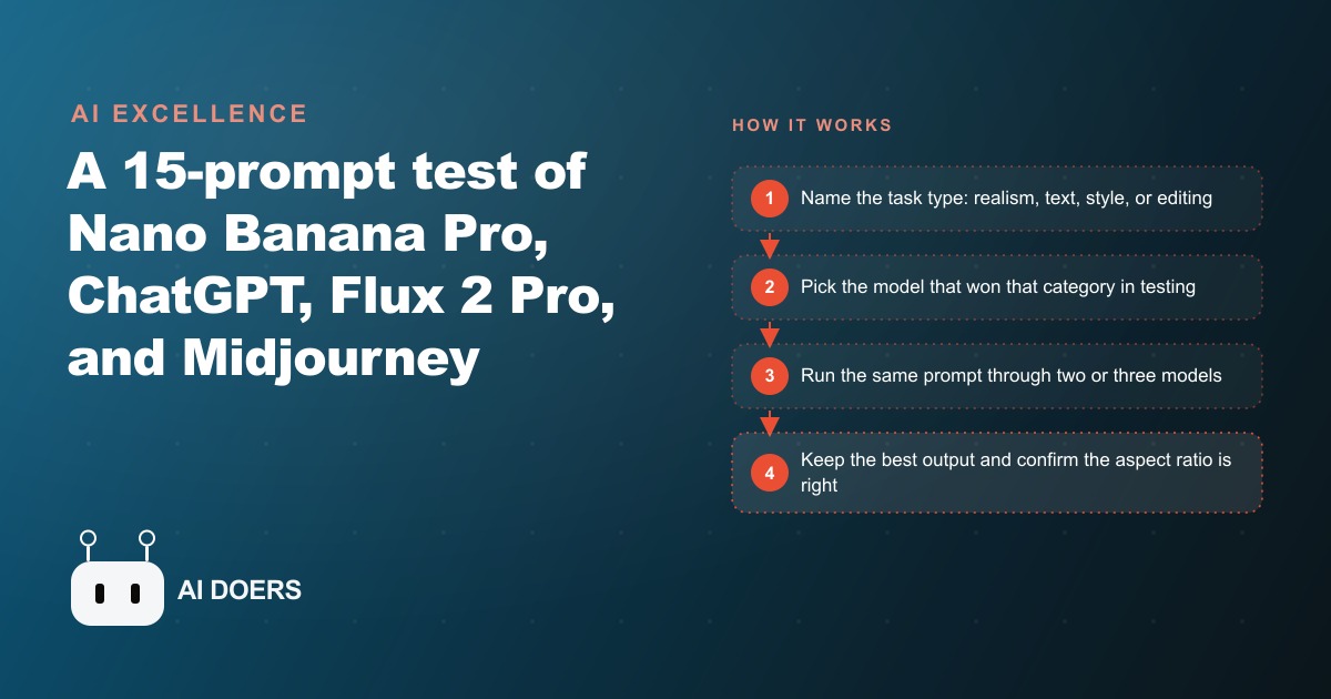 Nano Banana Pro vs ChatGPT vs Midjourney vs Flux: The Real Winner