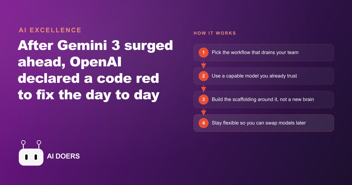 OpenAI's Code Red Shows the AI Race Is Now About Experience, Not Just Raw Smarts