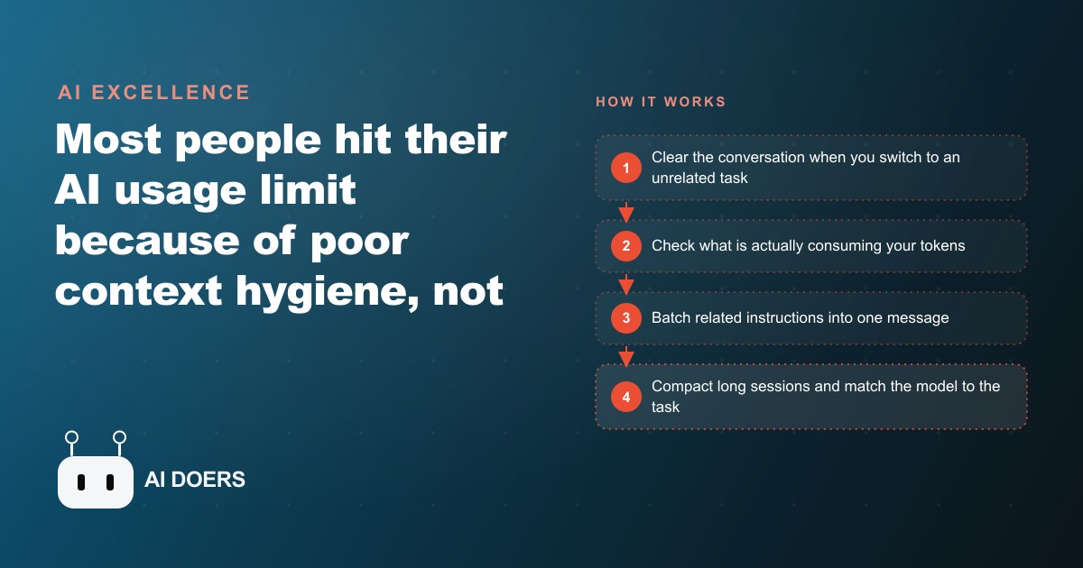 Why You Keep Hitting Your AI Limit and How to Fix It
