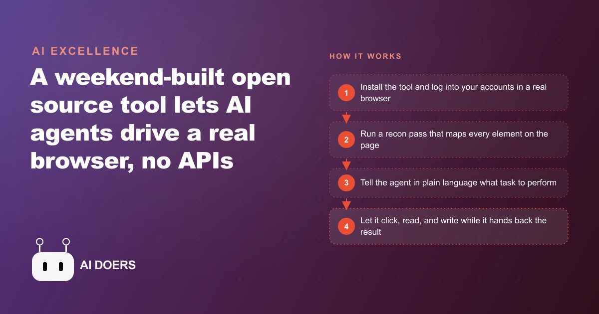 Surfagent: How An AI Agent Can Drive A Real Browser Without Any APIs