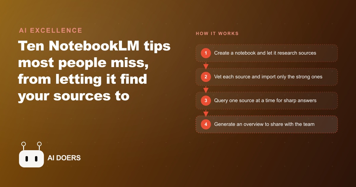 Ten NotebookLM Tips Most People Never Use