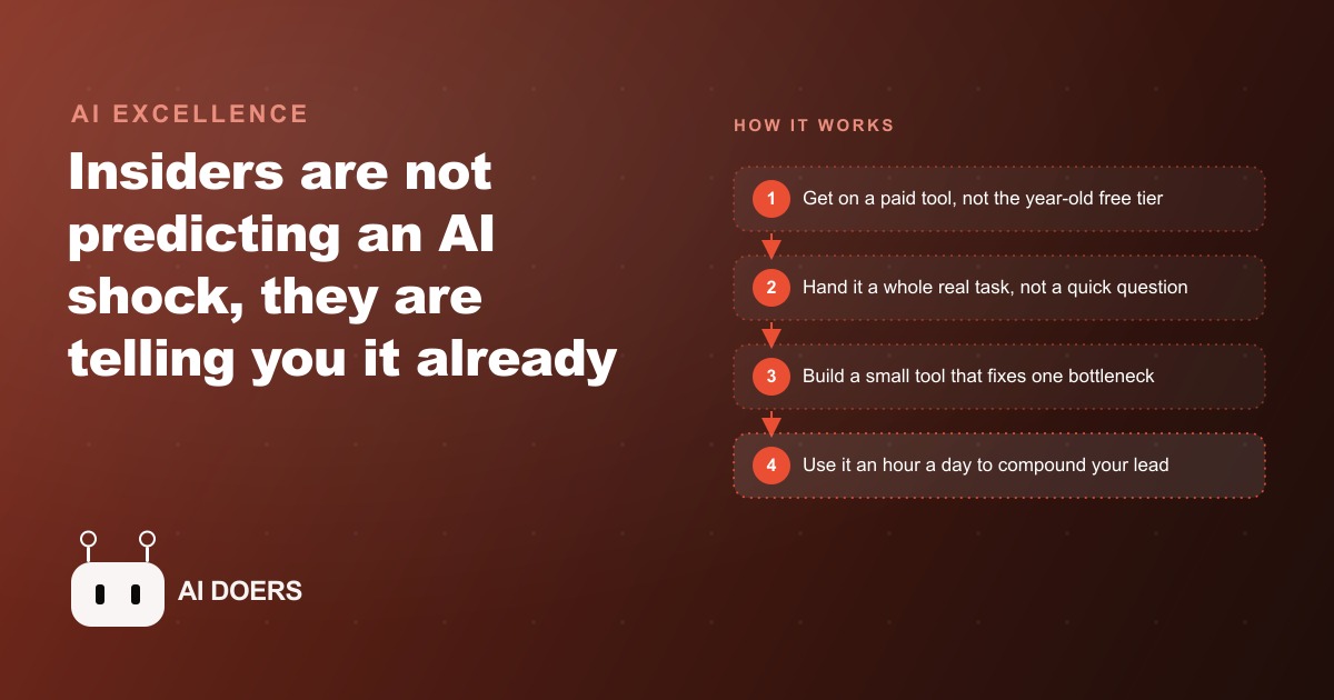 The AI Wake-Up Call: Why Insiders Say It Already Happened