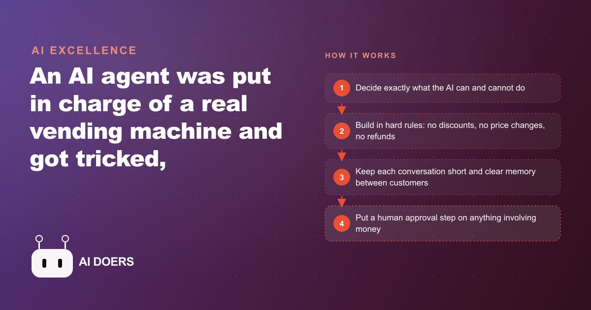 What a Vending Machine Taught Us About Trusting AI With Your Business