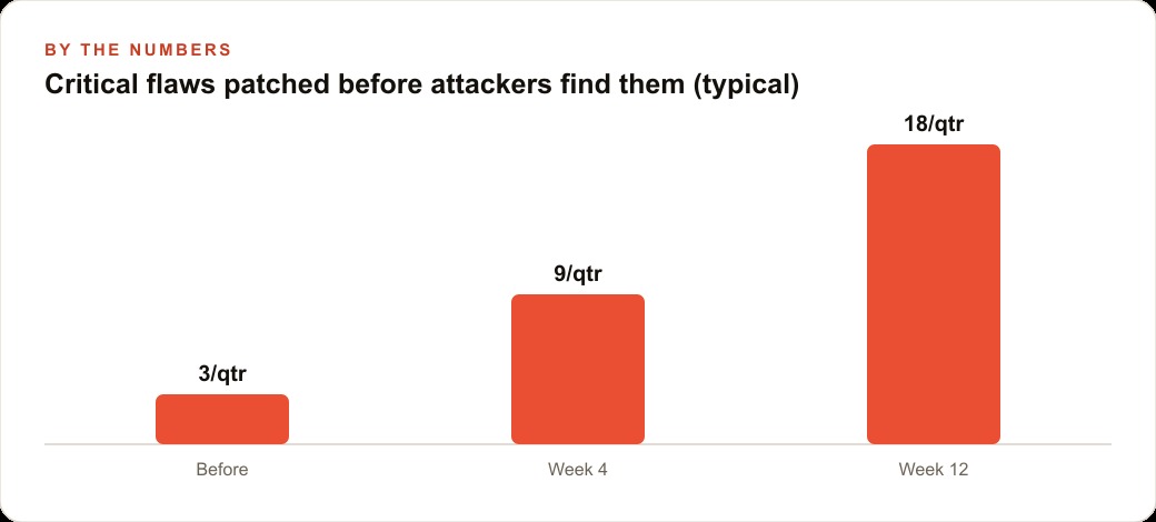 Critical flaws patched before attackers find them (typical)