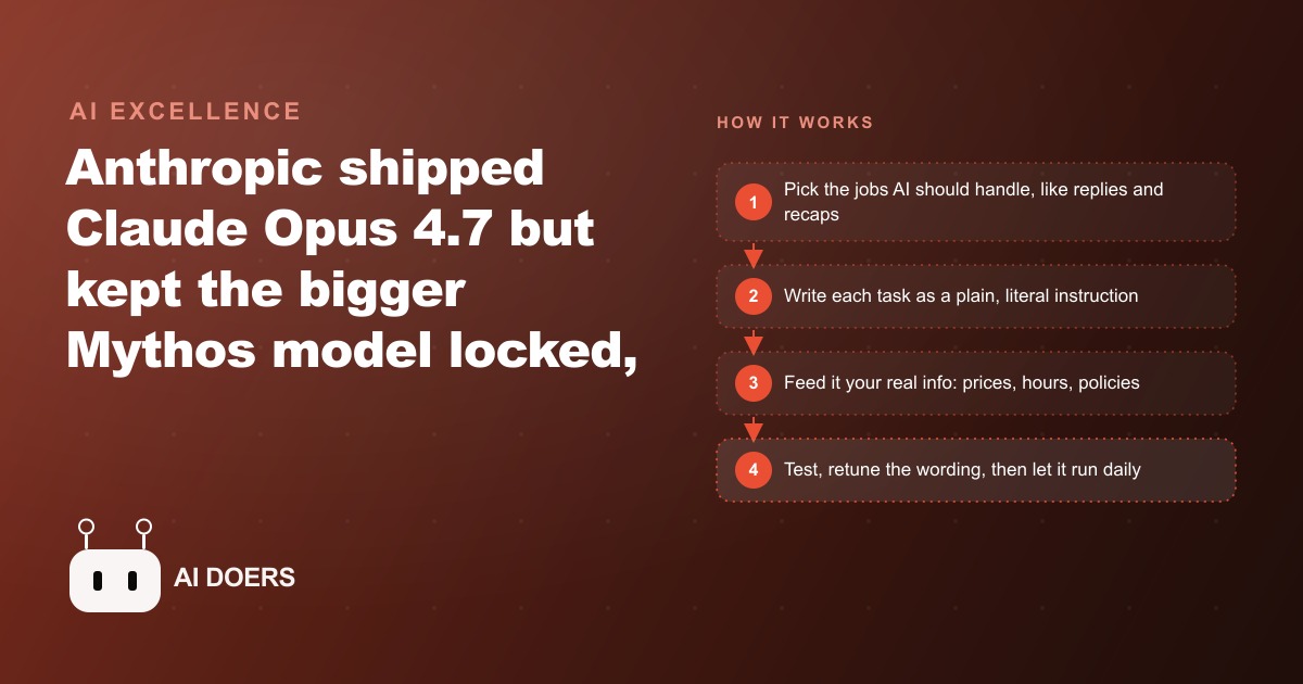 Why Anthropic Released Opus 4.7 But Kept Mythos Locked Away